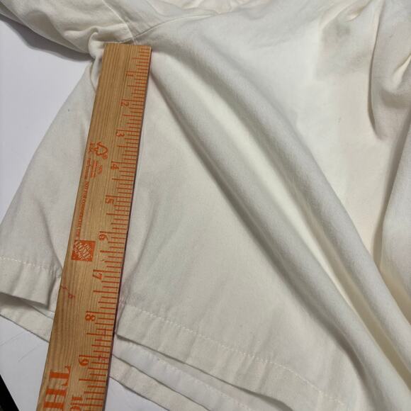 Vintage Jazmina Creations White Pleated High Waist Shorts M Cotton Retro - Picture 5 of 6